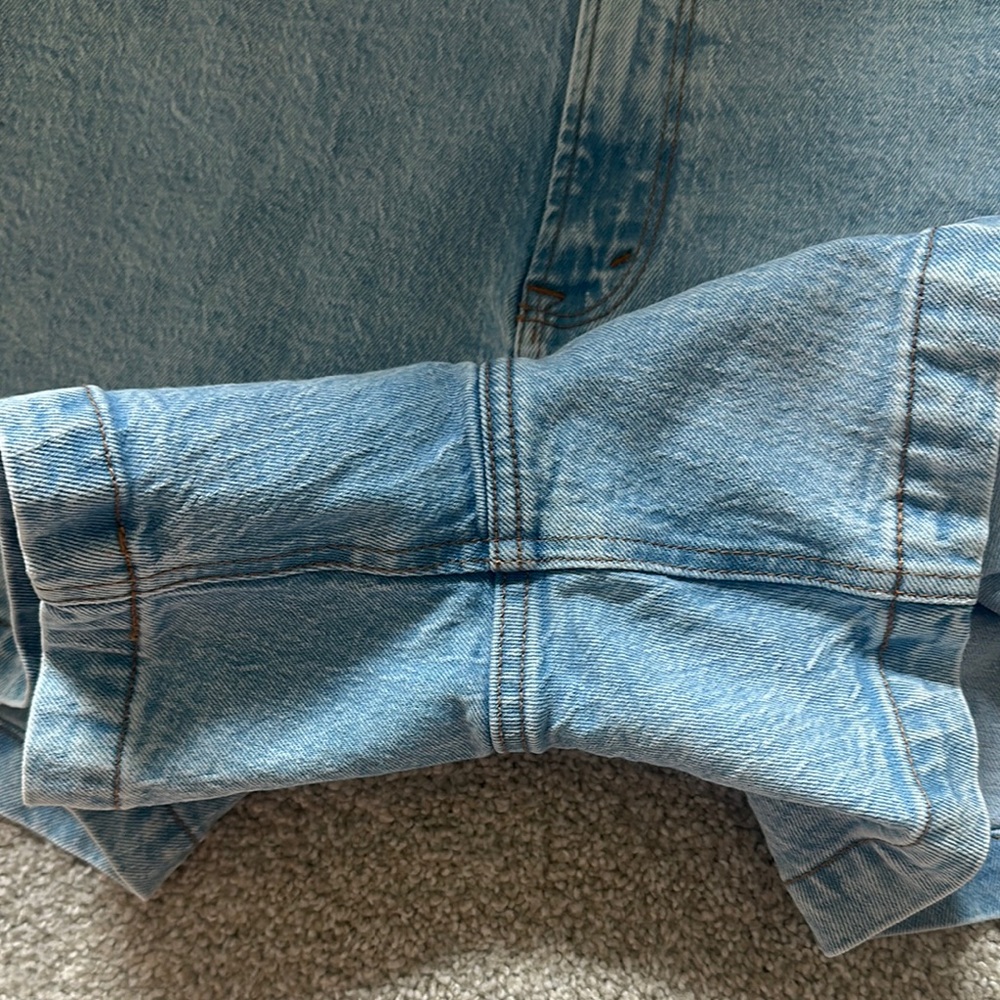 Abercrombie & Fitch Light Blue Denim Jean Shorts - Picture 3 of 6
